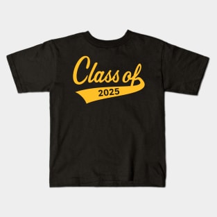 Class Of 2025 (School’s Out / Graduation / Gold) Kids T-Shirt